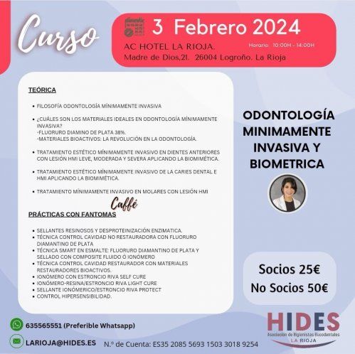 Curso Odontología Mínimamente Invasiva