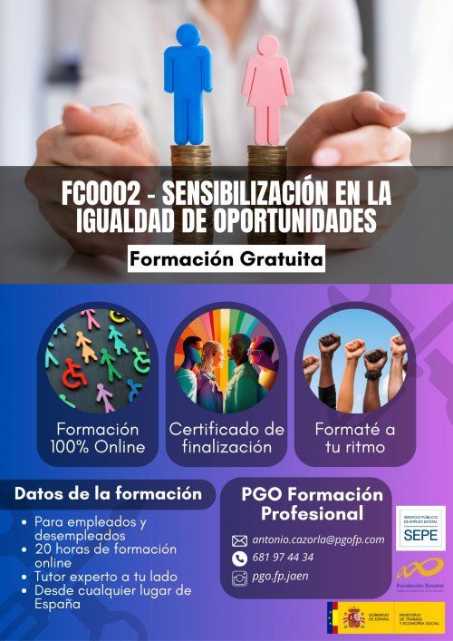 Curso Sensibilización en la Igualdad de Oportunidades