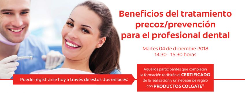 Beneficios del tratamiento precoz/prevención para el profesional dental